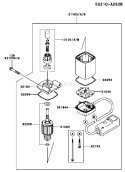 Page K Diagram and Parts List for FH541V-DS05  Kawasaki Engine