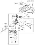 Page B Diagram and Parts List for FH541V-DS05  Kawasaki Engine