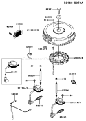 Page F Diagram and Parts List for FH541V-DS05  Kawasaki Engine