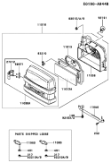 Page A Diagram and Parts List for FH541V-DS05  Kawasaki Engine