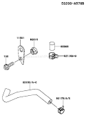 Page G Diagram and Parts List for FH541V-DS05  Kawasaki Engine