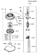 Page K Diagram and Parts List for FH541V-AS27  Kawasaki Engine