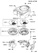 Page D Diagram and Parts List for FH541V-AS27  Kawasaki Engine