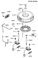 Page F Diagram and Parts List for FH541V DS37 Kawasaki Engine