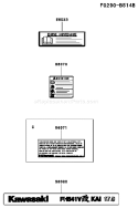 Page H Diagram and Parts List for FH541V DS37 Kawasaki Engine