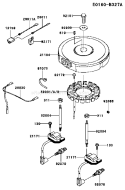 Page F Diagram and Parts List for FH541V DS38 Kawasaki Engine