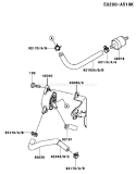 Page G Diagram and Parts List for FH381V CS21 Kawasaki Engine