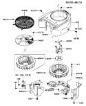 Page D Diagram and Parts List for FH541V-CS25  Kawasaki Engine