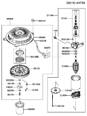 Page K Diagram and Parts List for FH541V ES33 Kawasaki Engine