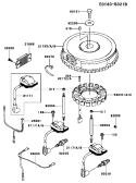 Page F Diagram and Parts List for FH541V-CS31  Kawasaki Engine