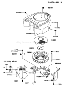 Page D Diagram and Parts List for FH541V-DS23  Kawasaki Engine