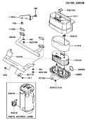 Page A Diagram and Parts List for FH541V-FS30  Kawasaki Engine