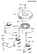 Page F Diagram and Parts List for FH541V-FS30  Kawasaki Engine
