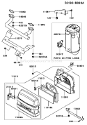 Page A Diagram and Parts List for FH580V AS60 Kawasaki Engine