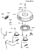 Page F Diagram and Parts List for FH580V BS11 Kawasaki Engine