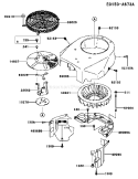 Page D Diagram and Parts List for FH580V AS13 Kawasaki Engine