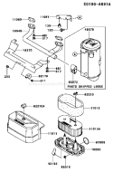 Page A Diagram and Parts List for FH541V-BS28  Kawasaki Engine