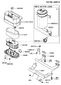 Page A Diagram and Parts List for FH580V BS31 Kawasaki Engine