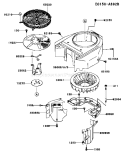 Page D Diagram and Parts List for FH580V BS33 Kawasaki Engine