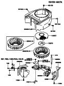 Page D Diagram and Parts List for FH580V BS34 Kawasaki Engine
