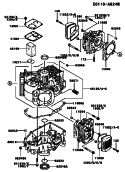Page E Diagram and Parts List for FH580V BS34 Kawasaki Engine
