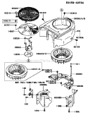 Page D Diagram and Parts List for FH580V BS35 Kawasaki Engine
