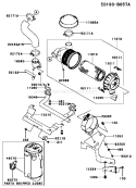 Page A Diagram and Parts List for FH580V AS41 Kawasaki Engine