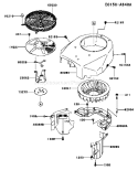 Page D Diagram and Parts List for FH580V CS13 Kawasaki Engine