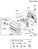 Page A Diagram and Parts List for FH580V AS14 Kawasaki Engine