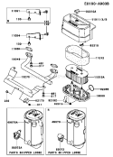 Page A Diagram and Parts List for FH580V CS21 Kawasaki Engine