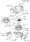 Page D Diagram and Parts List for FH580V CS21 Kawasaki Engine