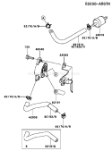 Page G Diagram and Parts List for FH430V BS08 Kawasaki Engine