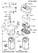 Page A Diagram and Parts List for FH580V BS24 Kawasaki Engine