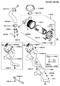 Page A Diagram and Parts List for FH580V AS29 Kawasaki Engine