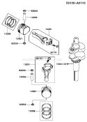 Page J Diagram and Parts List for FH580V AS29 Kawasaki Engine