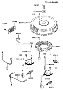 Page F Diagram and Parts List for FH580V AS29 Kawasaki Engine
