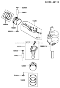Page J Diagram and Parts List for FH541V-AS27  Kawasaki Engine