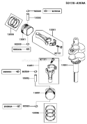 Page J Diagram and Parts List for FH580V CS31 Kawasaki Engine