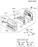 Page A Diagram and Parts List for FH500V HS10 Kawasaki Engine