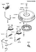 Page F Diagram and Parts List for FH541V-ES04  Kawasaki Engine