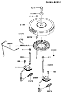 Page F Diagram and Parts List for FH580V DS21 Kawasaki Engine
