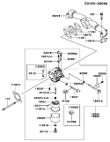 Page B Diagram and Parts List for FH541V-DS21  Kawasaki Engine