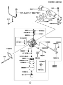 Page B Diagram and Parts List for FH580V ES25 Kawasaki Engine