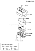 Page A Diagram and Parts List for FH580V ES30 Kawasaki Engine