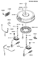Page F Diagram and Parts List for FH580V ES30 Kawasaki Engine
