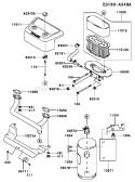 Page A Diagram and Parts List for FH601V AS07 Kawasaki Engine