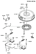 Page F Diagram and Parts List for FH601V AS07 Kawasaki Engine