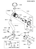 Page A Diagram and Parts List for FH601V AS27 Kawasaki Engine