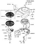 Page D Diagram and Parts List for FH601V AS17 Kawasaki Engine