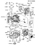 Page E Diagram and Parts List for FH601V AS17 Kawasaki Engine